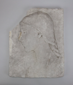 Image of Unknown (relief sculpture of woman with braid, in profile)