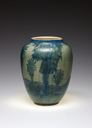 Image of Vase with Moonlit Palm Tree Design Design