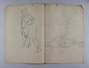 Image of Female Nude Study; Sketch of Hand