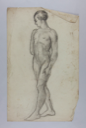 Image of Study of Male Nude with Hand behind Back