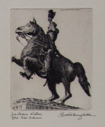 Image of Jackson Statue, from "Four Small Vieux Carre Prints"