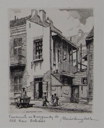 Image of Tenements on Burgundy, Old New Orleans, from "Four Small Vieux Carre Prints"