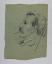 Image of Untitled (Portrait of a man, recto & verso)