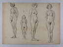 Image of Untitled, Female Nude Study (Two-sided, recto & verso)
