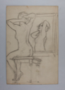 Image of Untitled (Female Figure in Front of Mirror)