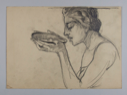 Image of Untitled (Woman Drinking from a Bowl)