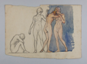 Image of Untitled (Four Nude Females) (Two-sided, recto & verso)