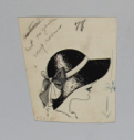 Image of Woman's Profile with Hat