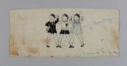 Image of Three Girls Waving