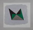 Image of Untitled (White with Grey, Green and Black)