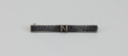 Image of Silver Pin with Monogram "N"