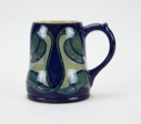 Image of Mug with Abstract Leaf Design