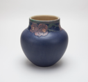 Image of Vase with Camellia Sasanqua Design