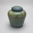 Image of Jar with Tree Design and Lid