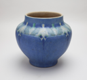 Image of Vase with Iris Design