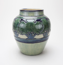 Image of Vase with Oak Tree Design