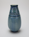 Image of Vase with Lady Slipper Design