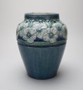 Image of Vase with American Pillar Swamp Rose Design