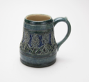 Image of Mug with Banded Pineapple Design