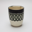 Image of Cup with Interlocking Chain Design