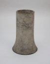 Image of Greenware Vase with Penciled Dogwood Design