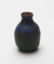 Image of Small Vase with Dark Blue-Green Glaze