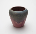 Image of Small Vase with Ribbed Design