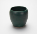 Image of Vase with Dark Green Matted Glaze