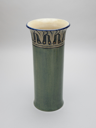 Image of Trumpet Vase with Banded Rim