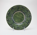 Image of Plate with Grape Leaf Design