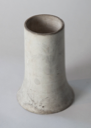 Image of Bisque Vase with Rain Lily Design