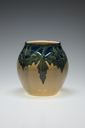 Image of Vase with Okra Leaf Design