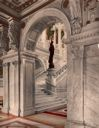 Image of Library of Congress North Staircase. Central Stair Hall