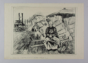 Image of Woman with Bananas on Cotton Wharf, New OrleansGraphic Arts