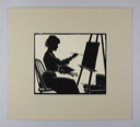 Image of Newcomb Girl Painting