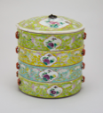 Image of lunch boxes, stacking, w/lid