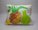 Image of Pillow with Pineapple, Pear and Lemon