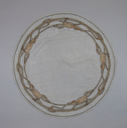 Image of Round Placemat with Rooster Design